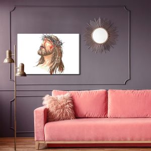 Peinture sur toile Christ Dans La Couronne D'épines – Image 4