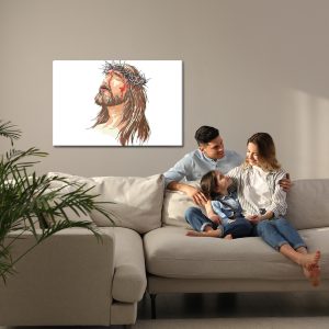 Peinture sur toile Christ Dans La Couronne D'épines – Image 7