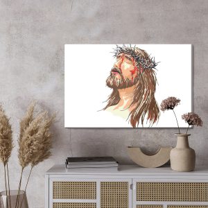 Peinture sur toile Christ Dans La Couronne D'épines – Image 3