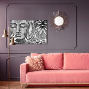 Peinture sur toile Bouddha Pendant La Méditation – Image 4
