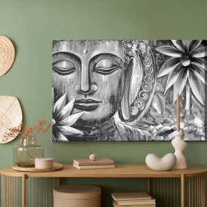 Peinture sur toile Bouddha Pendant La Méditation – Image 5