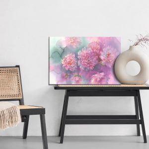 Peinture sur toile Rose Pivoine – Image 6