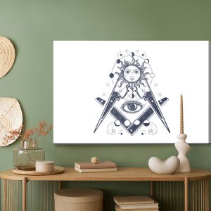 Peinture sur toile Oeil Qui Voit Tout – Image 5