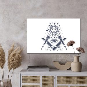 Peinture sur toile Oeil Qui Voit Tout – Image 3