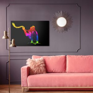 Peinture sur toile Juif Soufflant Du Cor – Image 4