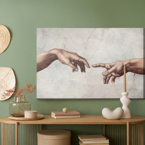 Peinture sur toile La Création D'adam – Image 5