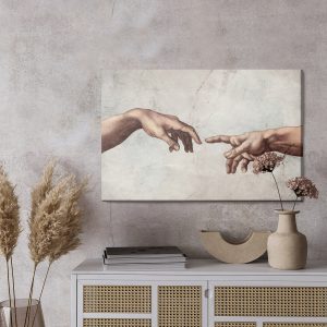 Peinture sur toile La Création D'adam – Image 3