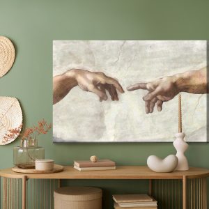 Peinture sur toile La Création Peinte D'adam – Image 5