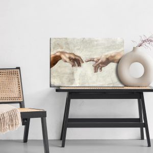Peinture sur toile La Création Peinte D'adam – Image 6