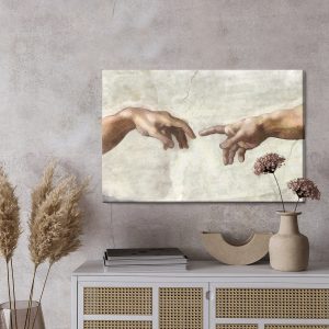 Peinture sur toile La Création Peinte D'adam – Image 3