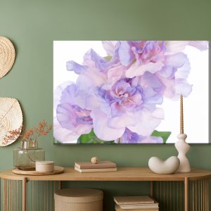 Peinture sur toile Pivoines Dans Les Tons Violets – Image 5