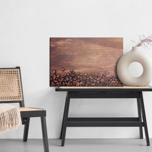 Peinture sur toile Grains De Café Sur Un Fond De Bois – Image 6