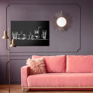 Peinture sur toile Ensemble De Tasses À Café – Image 4