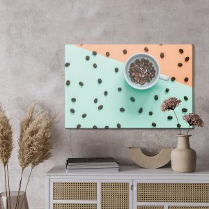 Peinture sur toile Une Tasse De Grains De Café – Image 3
