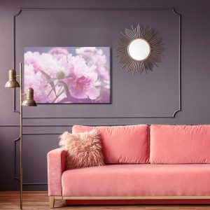 Peinture sur toile Roses Pivoines Lumineuses – Image 4