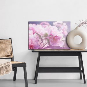 Peinture sur toile Roses Pivoines Lumineuses – Image 6