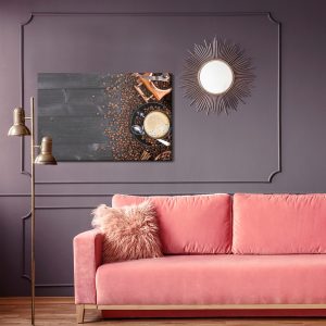 Peinture sur toile Tasse De Café Noire – Image 4
