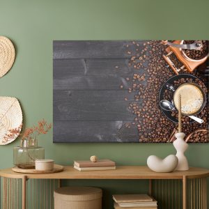 Peinture sur toile Tasse De Café Noire – Image 5