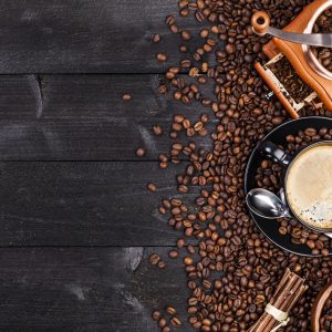 Peinture sur toile Tasse De Café Noire – Image 1