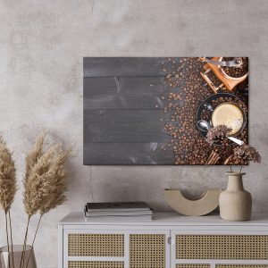 Peinture sur toile Tasse De Café Noire – Image 3