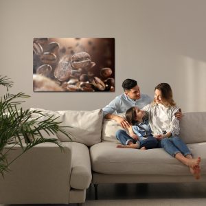 Peinture sur toile Grains De Café Chauds – Image 7
