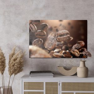 Peinture sur toile Grains De Café Chauds – Image 3