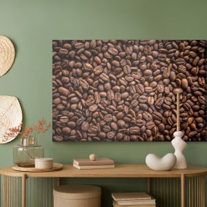 Peinture sur toile Fond De Grains De Café Torréfiés – Image 5