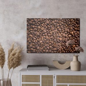 Peinture sur toile Fond De Grains De Café Torréfiés – Image 3