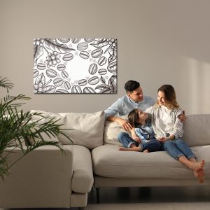 Peinture sur toile Dessiner Des Grains De Café – Image 7