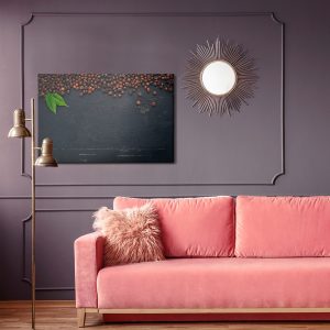 Peinture sur toile Café Sur Un Fond En Bois – Image 4