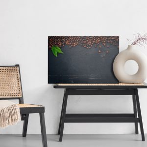 Peinture sur toile Café Sur Un Fond En Bois – Image 6
