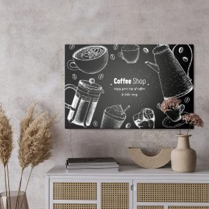 Peinture sur toile Cafetières – Image 3