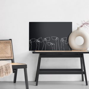 Peinture sur toile Mains Tenant Des Tasses – Image 6