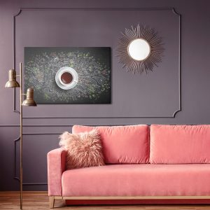 Peinture sur toile Vue De Dessus Du Café – Image 4