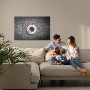 Peinture sur toile Vue De Dessus Du Café – Image 7