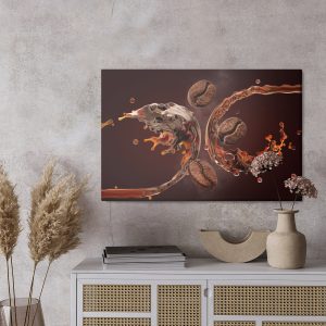 Peinture sur toile Haricots Arabica Torréfiés – Image 3