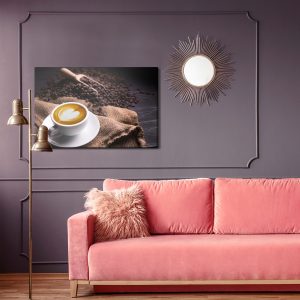 Peinture sur toile Une Tasse De Café Au Lait – Image 4