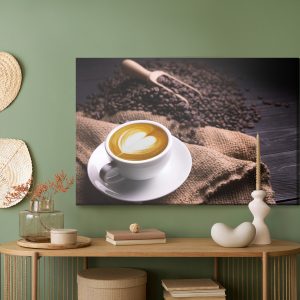 Peinture sur toile Une Tasse De Café Au Lait – Image 5