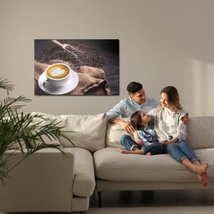 Peinture sur toile Une Tasse De Café Au Lait – Image 7