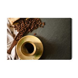 Peinture sur toile Café Avec Mousse De Lait – Image 2