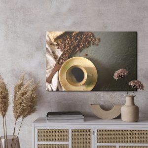 Peinture sur toile Café Avec Mousse De Lait – Image 3