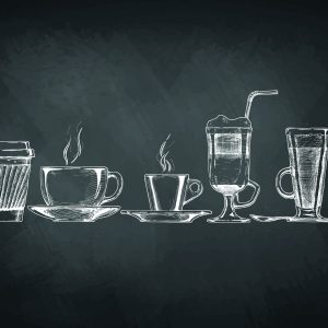 Peinture sur toile Un Ensemble De Tasses – Image 1