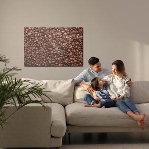 Peinture sur toile Grains De Café Fraîchement Torréfiés – Image 7