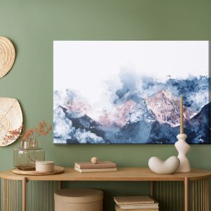 Peinture sur toile Chaînes De Montagnes Abstraites – Image 5