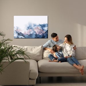 Peinture sur toile Chaînes De Montagnes Abstraites – Image 7
