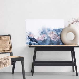 Peinture sur toile Chaînes De Montagnes Abstraites – Image 6