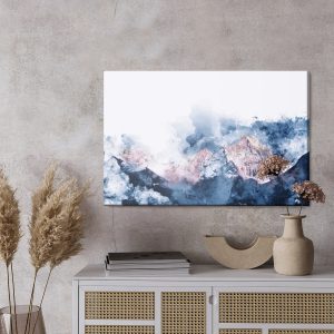 Peinture sur toile Chaînes De Montagnes Abstraites – Image 3