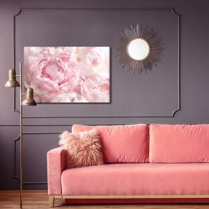 Peinture sur toile Pivoines En Rose Clair – Image 4