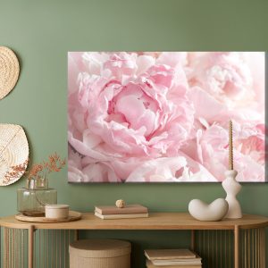 Peinture sur toile Pivoines En Rose Clair – Image 5