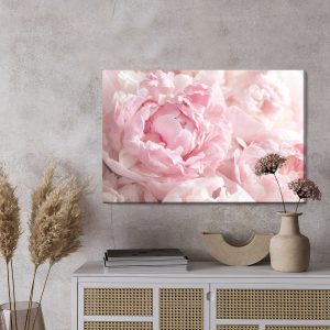 Peinture sur toile Pivoines En Rose Clair – Image 3